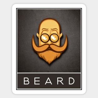 Wise Bearded Man Sticker